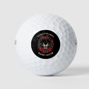 Kinderloze Kat Dames Tegen Fascisme Golfballen