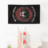 Kinderloze Kat Dames Tegen Fascisme Spandoek (Insitu)
