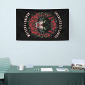 Kinderloze Kat Dames Tegen Fascisme Spandoek (Beurs)