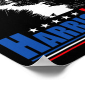 Kinderloze kat dames voor Kamala Harris 24 USA Ele Poster (Hoek)