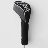 Kinderloze Kat Dames voor Kat Moeder Vrouwen Kat D Golfheadcover (Schuin)