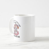 Kinderloze kat en hondendame stemt op Kamala Harri Koffiemok (Voorkant links)