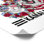 Kinderloze kat en hondendame stemt op Kamala Harri Poster (Hoek)