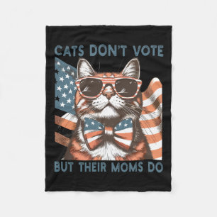 Kinderloze kat Lady Cats niet stemmen, maar hun mo Fleece Deken