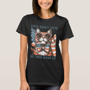 Kinderloze kat Lady Cats niet stemmen, maar hun mo T-shirt