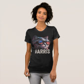 Kinderloze Kat Lady, Harris 2024 T-shirt (Voorkant volledig)
