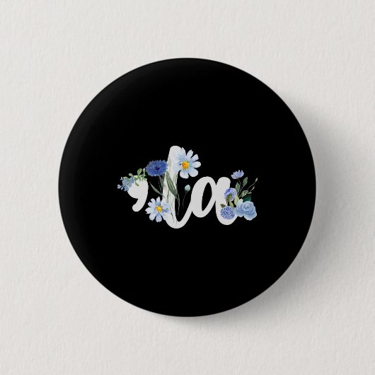 Kinderloze kat Lady Kamala Harris 2024 Ronde Button 5,7 Cm (Voorkant)