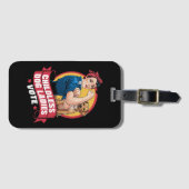 Kinderloze Kat Vrouwen Stemmen op Hond De Riveter Bagagelabel (Voorkant (horizontaal))