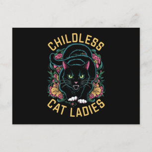 Kinderloze Katten Dames 2024 Feministe Briefkaart