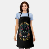 Kinderloze Katten Dames 2024 Feministisch Schort (Gedragen)