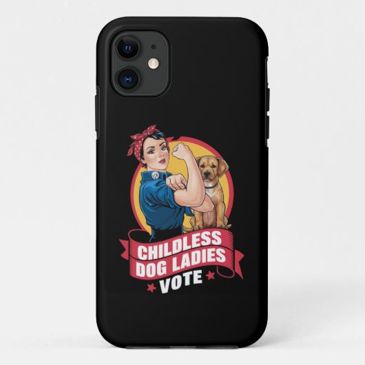 Kinderloze Katten Dames Stemmen Hond De Riveter Ho Case-Mate iPhone Case (Achterkant)