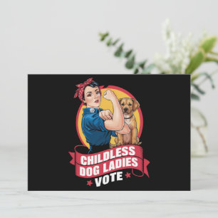 Kinderloze Katten Dames Stemmen Hond De Riveter Ho Kaart