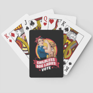 Kinderloze Katten Dames Stemmen Hond De Riveter Ho Pokerkaarten