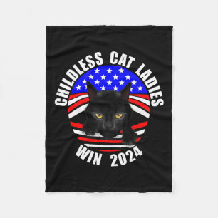 Kinderloze Katten Dames Winnen 2024 Fleece Deken