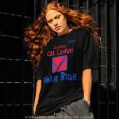 Kinderloze Kattendames stemmen blauw Harris / Walz T-shirt