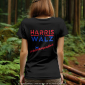 Kinderloze Kattendames stemmen blauw Harris / Walz T-shirt