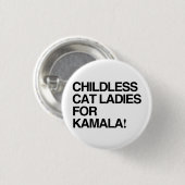 Kinderloze kattendames voor Kamala Ronde Button 3,2 Cm (Voorkant /achterkant)