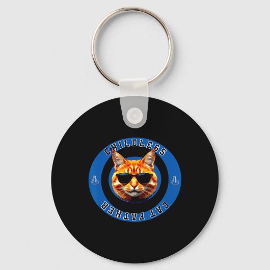 Kinderloze kattenvader sleutelhanger (Voorkant)