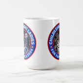 Kinderloze Kattenvrouwen Stem Kamala US 2024 Dems Koffiemok (Center)