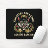 Kinderloze Kattenvrouwen tegen Fascisme 2 Muismat (Met muis)