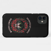 Kinderloze kattenvrouwen tegen fascisme Case-Mate iPhone case (Achterkant (horizontaal))