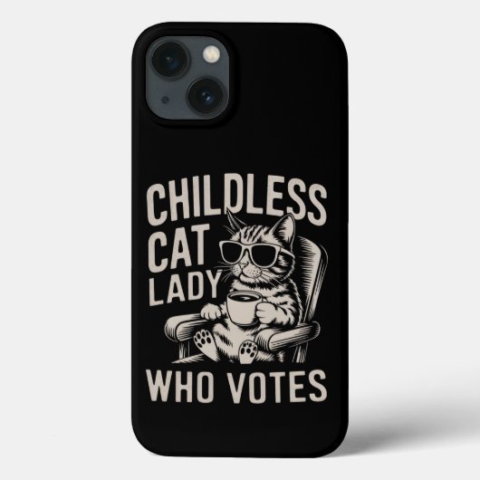Kinderloze Katvrouw 2024 Verkiezing Stem Kamala Case-Mate iPhone Case (Achterkant)