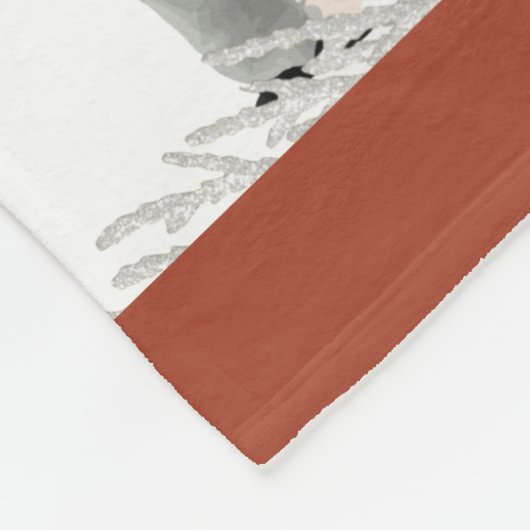 Kindermandje, dieren, winter fleece deken (Hoek)