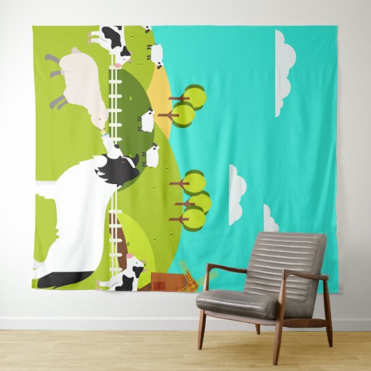 kindermeisje wandkleed (In Situ (horizontaal))