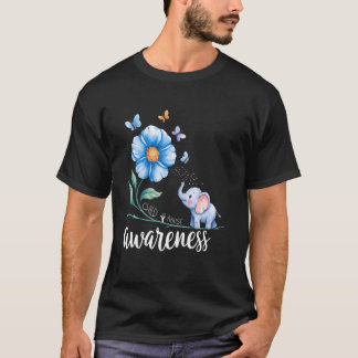 KINDERMISBRUIK bewustzijn Zonnebloem Lichtblauwe L T-shirt
