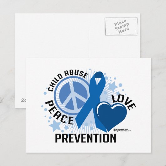 Kindermisbruik PLC Briefkaart (Voorkant / Achterkant)