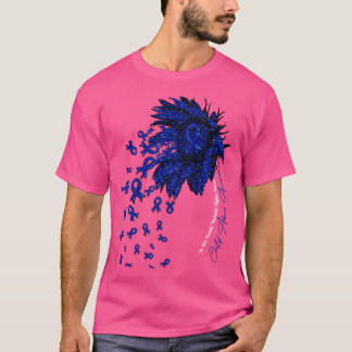 Kindermisbruikbewustzijn zonnebloem niemand vecht  t-shirt