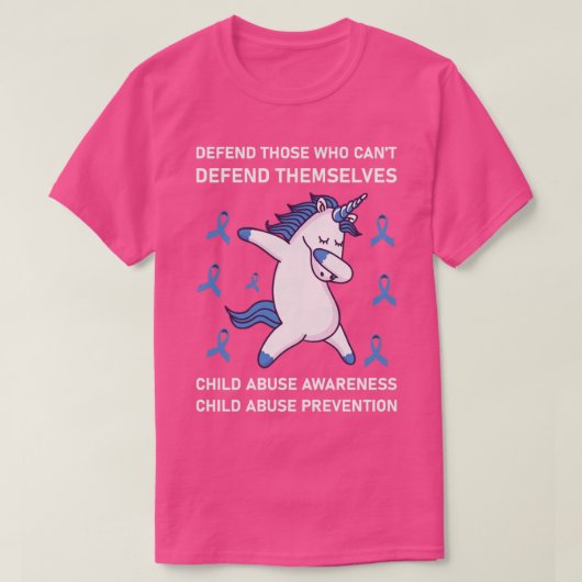 Kindermishandeling Overleving Preventie van kinder T-shirt (Design voorkant)