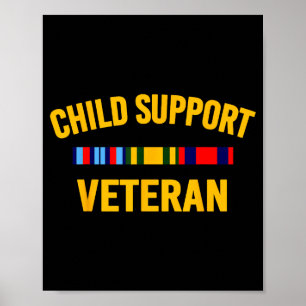 Kinderondersteuning Veteranen T-shirts Patriots Ve Poster