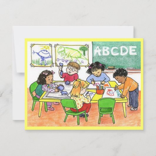 KINDERONDERWIJS VOOR KINDEREN KAART (Voorkant)