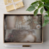 Kinderontkoppeling voor onschuldig Roos Tissuepapier (Geschenk)