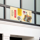 Kinderopvang Aangepaste Bewerkbare Banner (Buitenkant Gebouw)