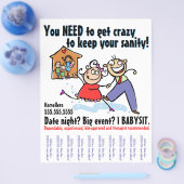 Kinderopvang.Babysiteservice.Tearsheet Flyer (Enkel)