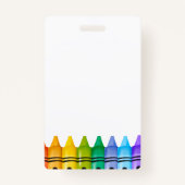 Kinderopvang Basisleraar Foto-ID-badge Badge (Achterkant)