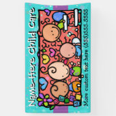 Kinderopvang.Dagopvang.Voorschools. Spandoek (Verticaal)