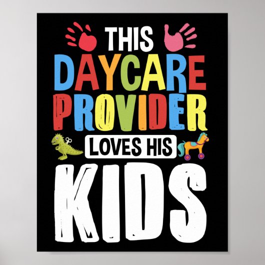 Kinderopvang Deze zorgleverancier houdt van haar Poster (Voorkant)