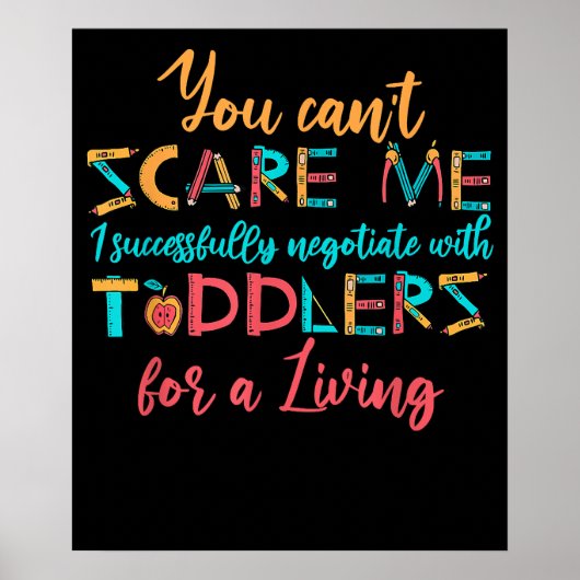 Kinderopvang Docent Poster (Voorkant)