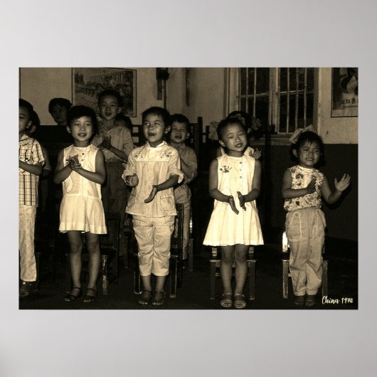 Kinderopvang in het oude China Changsha Poster (Voorkant)