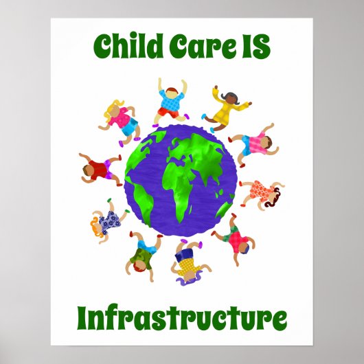 Kinderopvang: infrastructuur poster (Voorkant)