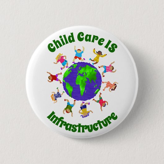 Kinderopvang: infrastructuur ronde button 5,7 cm (Voorkant)