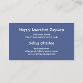 Kinderopvang Kinderen Natuur Visitekaartje - Direc (Achterkant)