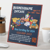 Kinderopvang Kinderen spelen Speelgoed  Reclamebord Met Voetstuk (Insitu)