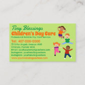 Kinderopvang Kinderopvang Kinderopvang Babysitten Visitekaartje (Voorkant)