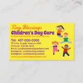 Kinderopvang Kinderopvang Kinderopvang Babysitten Visitekaartje (Voorkant)