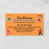 Kinderopvang Kinderopvang Kinderopvang Babysitten Visitekaartje (Voorkant)