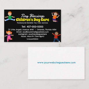 Kinderopvang Kinderopvang Kinderopvang Babysitten Visitekaartje